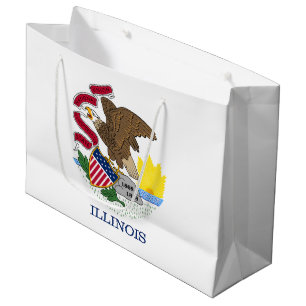 Staatsflagge Illinois Große Geschenktüte