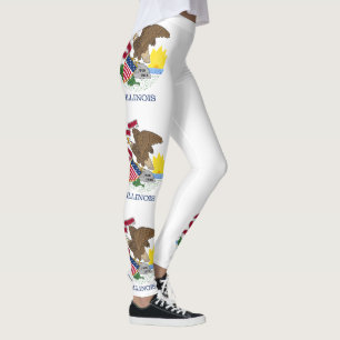 Staatsflagge Illinois Leggings