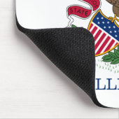 Staatsflagge Illinois Mousepad (Ecke)