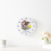 Staatsflagge Illinois Runde Wanduhr (Zuhause)
