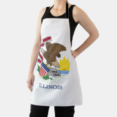 Staatsflagge Illinois Schürze (InSitu)