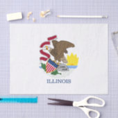 Staatsflagge Illinois Seidenpapier (Handwerk)