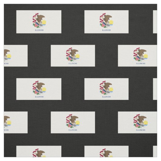 Staatsflagge Illinois Stoff (Muster)