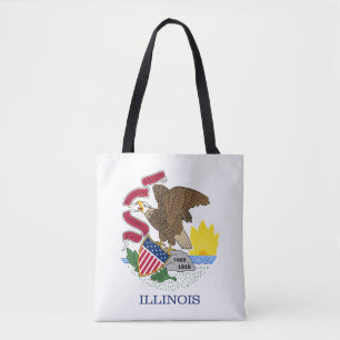 Staatsflagge Illinois Tasche