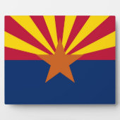 Staatsflagge in Arizona Fotoplatte (Vorderseite)