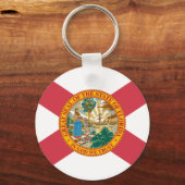 Staatsflagge in Florida Schlüsselanhänger (Vorderseite)