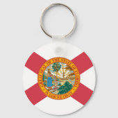 Staatsflagge in Florida Schlüsselanhänger (Rückseite)