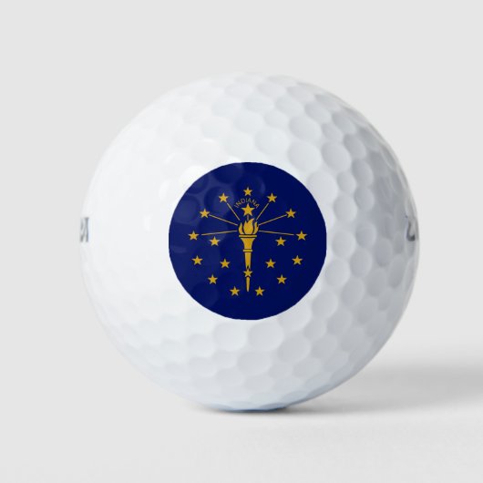 Staatsflagge in Indiana Golfball (Vorderseite)