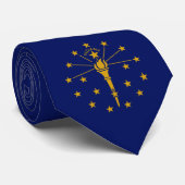 Staatsflagge in Indiana Krawatte (Gerollt)