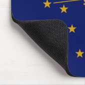 Staatsflagge in Indiana Mousepad (Ecke)