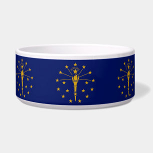 Staatsflagge in Indiana Napf