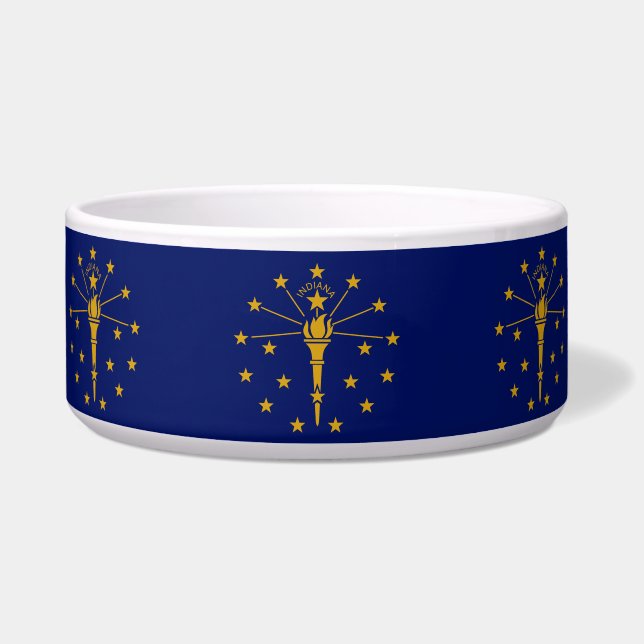 Staatsflagge in Indiana Napf (Vorderseite)