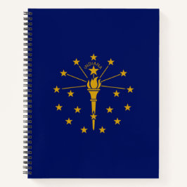 Staatsflagge in Indiana Notizblock