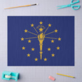 Staatsflagge in Indiana Seidenpapier (Basteln)