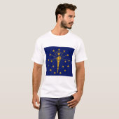 Staatsflagge in Indiana T-Shirt (Vorne ganz)