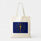 Staatsflagge in Indiana Tragetasche (Rückseite)