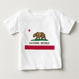 Staatsflagge in Kalifornien Baby T-shirt
