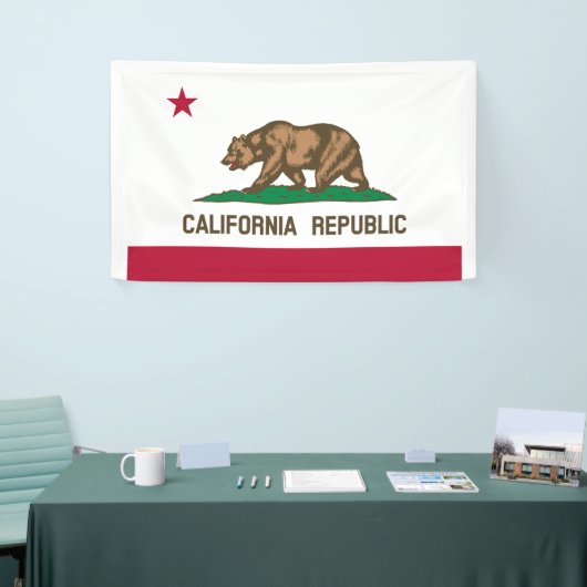 Staatsflagge in Kalifornien Banner (Messeveranstaltung)