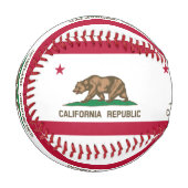 Staatsflagge in Kalifornien Baseball (Vorderseite Links)