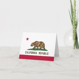 Staatsflagge in Kalifornien Karte