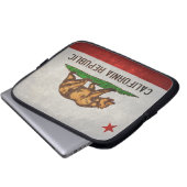 Staatsflagge in Kalifornien Laptopschutzhülle (Vorne Knopf)