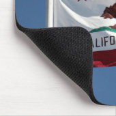 Staatsflagge in Kalifornien Mousepad (Ecke)