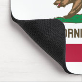 Staatsflagge in Kalifornien Mousepad (Ecke)