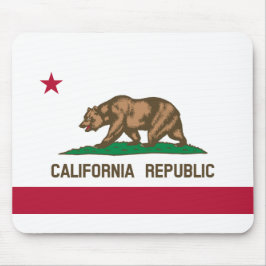 Staatsflagge in Kalifornien Mousepad