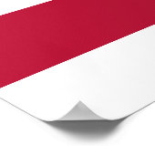 Staatsflagge in Kalifornien Poster (Ecke)