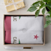 Staatsflagge in Kalifornien Seidenpapier (Geschenk)