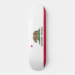 Staatsflagge in Kalifornien Skateboard