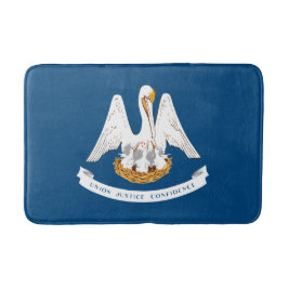 Staatsflagge in Louisiana Badematte
