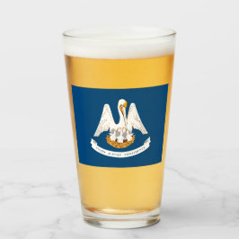 Staatsflagge in Louisiana Glas