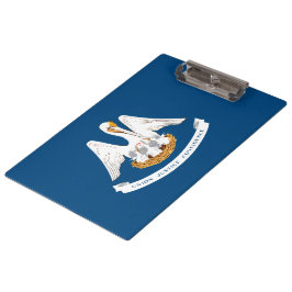 Staatsflagge in Louisiana Klemmbrett