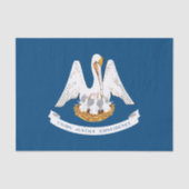 Staatsflagge in Louisiana Seidenpapier (Vorderseite)