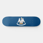 Staatsflagge in Louisiana Skateboard (Horizontal)