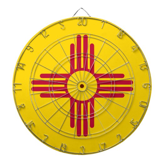 Staatsflagge in Mexiko Dartscheibe (vorne)