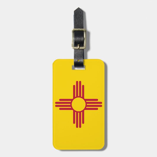 Staatsflagge in Mexiko Gepäckanhänger (Vorderseite vertikal)