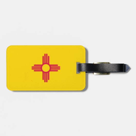 Staatsflagge in Mexiko Gepäckanhänger (Rückseite horizontal)