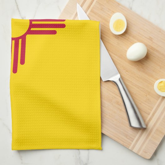 Staatsflagge in Mexiko Geschirrtuch (Viertel Falte)