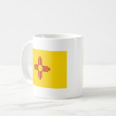 Staatsflagge in Mexiko Kaffeetasse (Vorderseite Links)