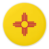 Staatsflagge in Mexiko Keramikknauf (Vorderseite)