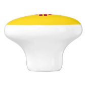 Staatsflagge in Mexiko Keramikknauf (Seitenansicht)