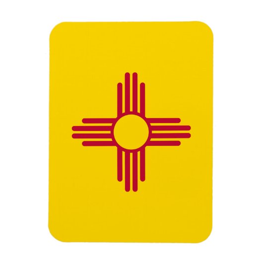 Staatsflagge in Mexiko Magnet (Vertikal)