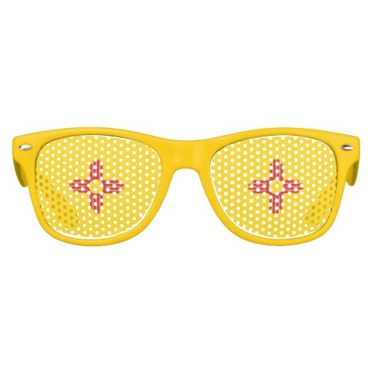 Staatsflagge in Mexiko Partybrille (Vorderseite)