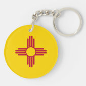 Staatsflagge in Mexiko Schlüsselanhänger (Rückseite)