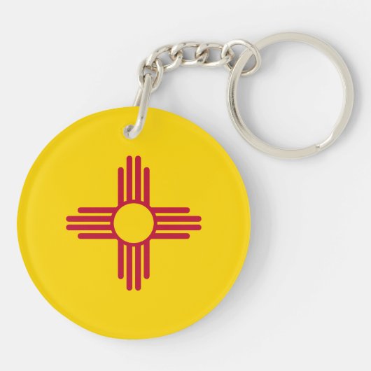 Staatsflagge in Mexiko Schlüsselanhänger (Rückseite)
