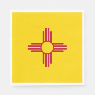 Staatsflagge in Mexiko Serviette