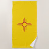 Staatsflagge in Mexiko Strandtuch (Vorderseite)