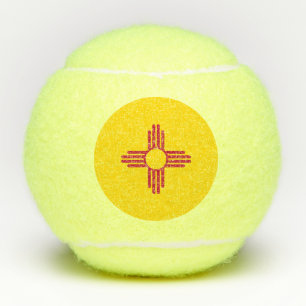 Staatsflagge in Mexiko Tennisbälle